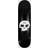 Zero Single Skull 8.0" Skateboard Deck black white