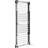 Black & Decker 3 Tier Heated Airer With Cover And Wheels Grey