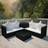 vidaXL 4 Garden Outdoor Lounge Set