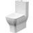 Nuie Ava Flush Rimless Pan, Cistern & Seat White