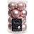 Kaemingk 010395 Dark Pink Christmas Tree Ornament 16pcs