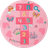 KM Home Barnmatta Play Rosa 120