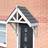 Greenhurst Black Deluxe Easy Fit Door Canopy