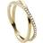 Fossil Edelstahl Ring - Gold/Transparent