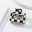 Shein Checkerboard Patterned Women's Hair Claw Street