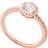 Michael Kors Premium Halo Ring - Rose Gold/Transparent