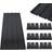 Birchtree Black 18-Pack Corrugated Roof Sheet Panels