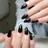 Shein Elevate Your Style With 24pcs Long Almond Shaped Fake Nail Set - Black 24-pack