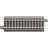 Roco H0 geoLINE med ballast 61113 Lige spor 100 mm 6 stk