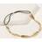 Shein Metallic Leaf Elastic Headband