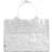 Supreme large woven tote bag unisex Fabric One Size White