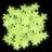 Shein 100pcs/set Plastic Sticker, Creativity Star Shaped Glow In The Dark Decal