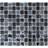 Mosaik-Netzwerk Mosaik CM M462 Glas & Sten Mix Sort 32,7 x 30,2 cm