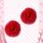 Shein Fuzzy Hair Tie Cute Christmas 2pcs