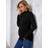 Shein Maternity Mock Neck Ribbed Knit Slim Fit Tee With Long Sleeve