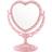 Shein Heart Design Desktop Makeup Mirror Y2K-Style