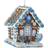 Kurt Adler Gingerbread LED Hanukkah House Christmas Tree Ornament 10.2cm