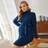 Shein Maternity Cable Knit Belted Jumper Dress