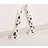 Shein Mini Dairy Cow Pattern Eyebrow Tweezers - Black/White