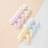 Shein 8pcs Macaron Color Adorable Pearl Rhinestone Hair Clips