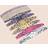 Shein Leopard Print Acrylic Nail File Set - Mix Grit