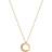 Xenox Collier 925 Silber Zirkonia vergoldet 40-45