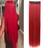Shein Red Extra Long Straight Hair Extensions 20 To 40 Inches