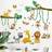 Shein PVC Wall Decal Cartoon Animal Pattern