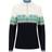 Dale of Norway Moritz Women's Sweater - Navy Brightgreen/Offwhite