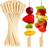Shein 100pcs Bamboo Paddle Grillspett 100st 12cm