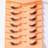 Shein 7 Pairs Wispy Transparent Stem Half-eye Lengthening 3d Curly False Eyelashes