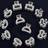 Shein 12pcs Matte Texture Alloy Hairpins Clip