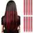 Shein 10 Pcs Colored Clip In Hair Extensions