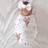 Shein Baby Girl Newborn Photography Rabbit Print Blanket Headband Prop