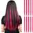 Shein 10 Pcs Colored Clip In Hair Extensions