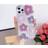 Shein Flower Pattern Clear Phone Case Compatible With iPhone 15/15Pro/15Plus/15Promax
