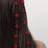Shein 10pcs Rose Flower Hair Ring,Dreadlocks Beads Hair Braid Rings