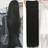 Shein Straight Black 20-40 Inch Clip In Synthetic Hair Extension For