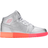 Nike Air Jordan 1 Mid GS - Metallic Silver/Racer Pink/Wolf Grey