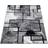 Paco Home Modern Black, White 59.9x100.1cm