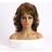 Shein Ladies' 12-inch Natural Fluffy Brown Short Curly Hair Wig With