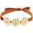 Destree Elizabeth Daisy Velvet Choker - Orange/Gold