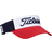 Titleist Tour Performance Visor - Dark Blue/Red