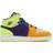 Nike Air Jordan 1 Mid SE GS - Volt/Vivid Orange/Team Gold/Black