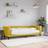 vidaXL Daybed madras gul Sofa 3 personers