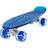 Land Surfer Land Surfer Cruiser Skateboard 22" CLEAR BLUE BOARD LED BLUE WHEELS