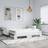 vidaXL Daybed Udtræk Kunstlæder Hvid Sofa 3 personers