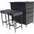 Furniture One M4489804 Outdoor Bar Set