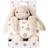 CarloBaby Fleece Blanket & Stuffed Animal Rabbit