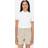 Dickies Women's Tallasee Short Sleeve Cropped Polo Shirt - White